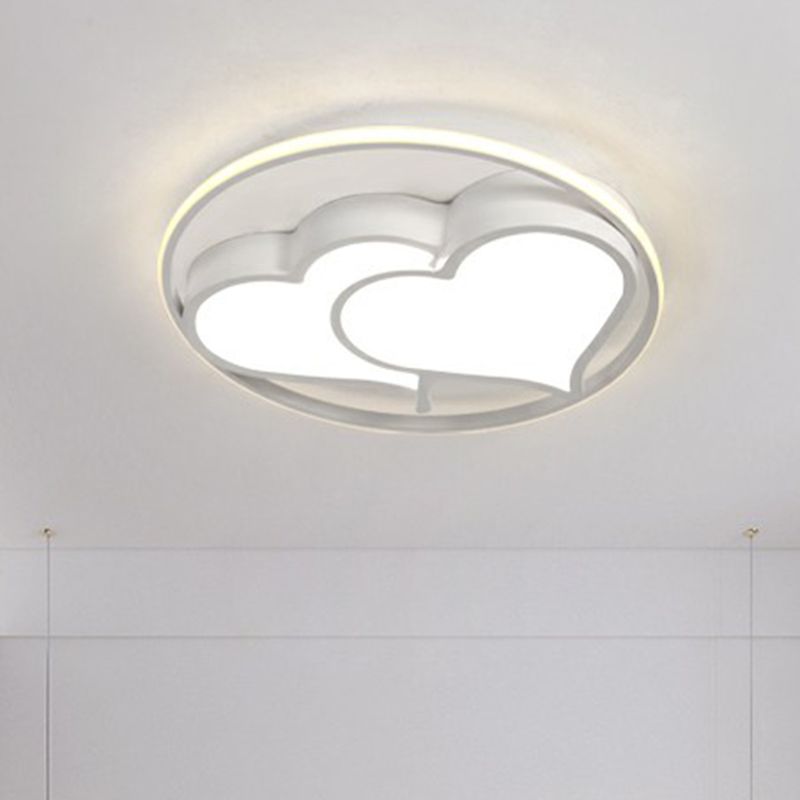 Ultrathin Bedroom Ceiling Mounted Fixture Acrylic Contemporary LED Flush Mount Lighting