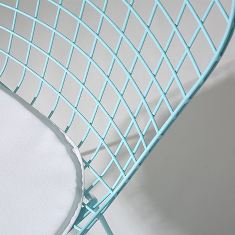 Metal Stacking Outdoors Modern Dining Chairs Patio Dining Chair