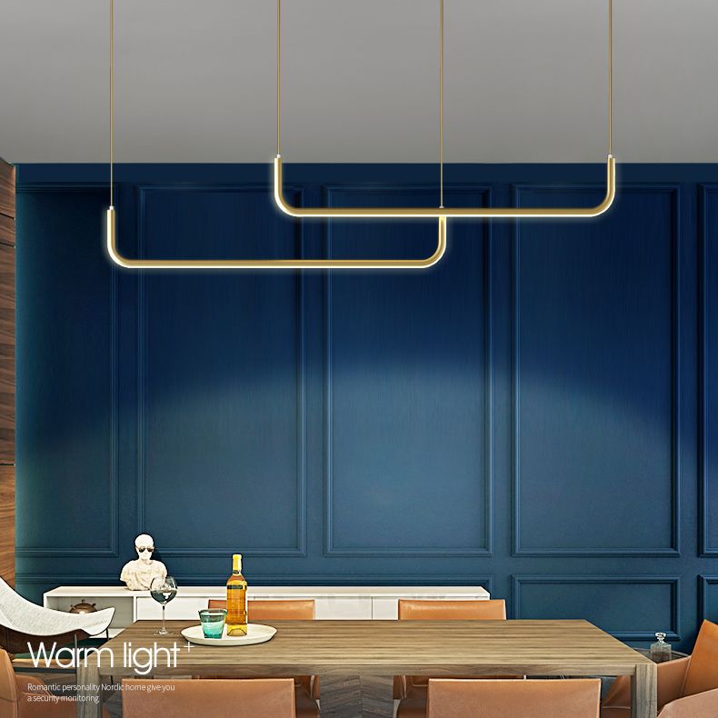 Overlapping Island Pendant Lights Ultra-Contemporary Acrylic Island Pendant Lights for Restaurant