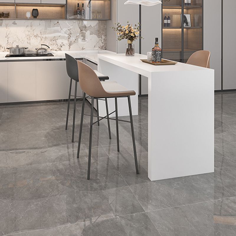 Modern Stone Bar Dining Table Rectangle Bar Table for Small Places