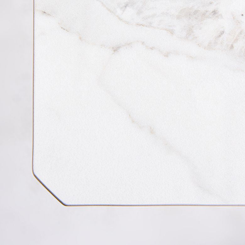 1/4/5/6/7 Pieces Modern Rectangle Dining Set Sintered Stone Top Dinette Table Set