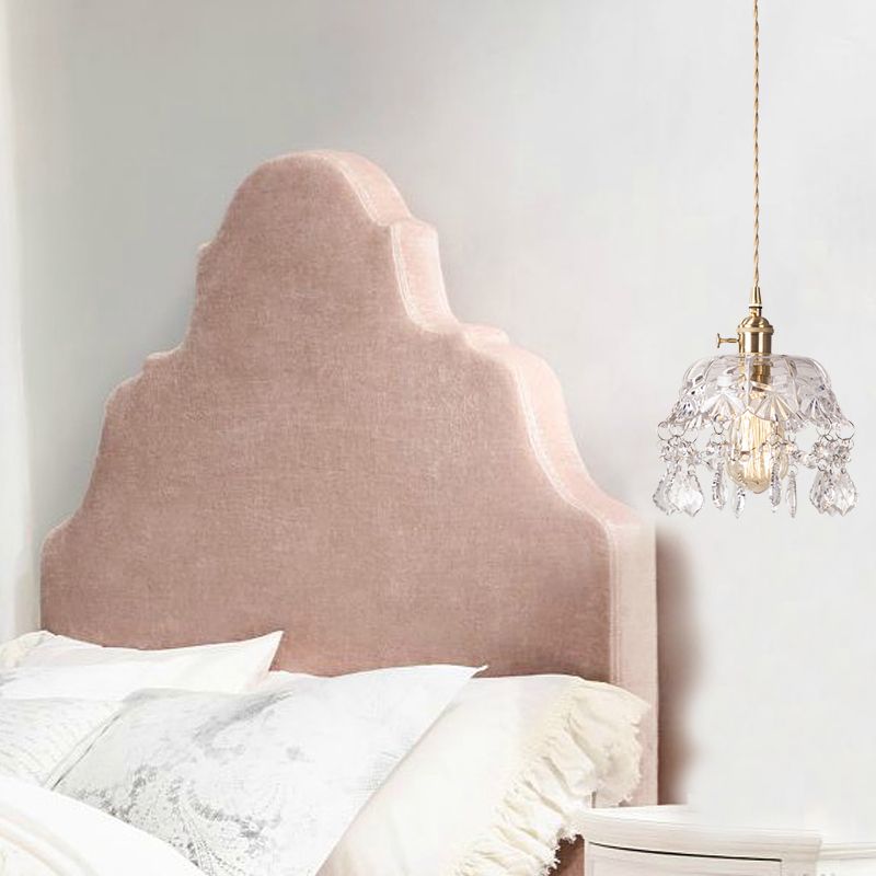 Modern Hanging Light Glass Shade Pendant Lighting Fixture for Sitting Room