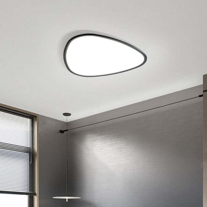 Triangle Ceiling Light Fixture Simple LED Flush Mount for Bedroom