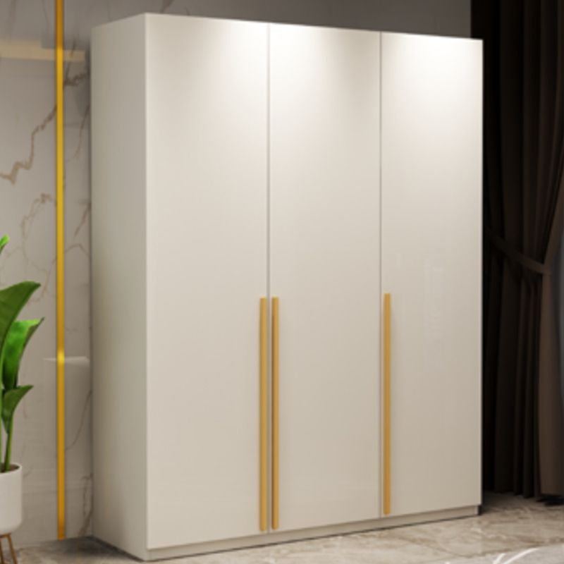 Modern Wardrobe Closet with Garment Rod Wooden Wardrobe Armoire