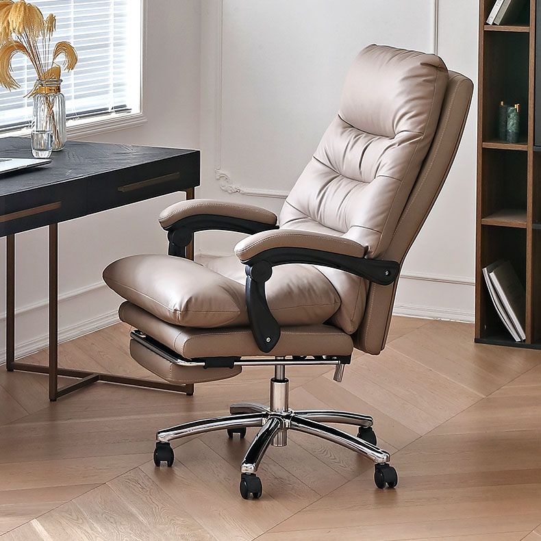 Contemporary High Back Executive Chair Lumbar Support Ergonomic Managers Chair