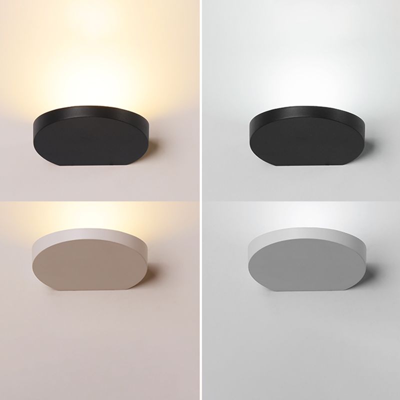 Metal Geometry Shape Wall Lights Modern Style 1 Light Wall Mount Fixture for Living Room