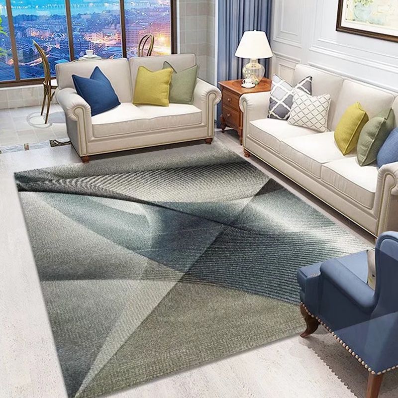 Contemporary Area Carpet Abstract Pattern Rug Stain Resistant Area Rug for Living Room