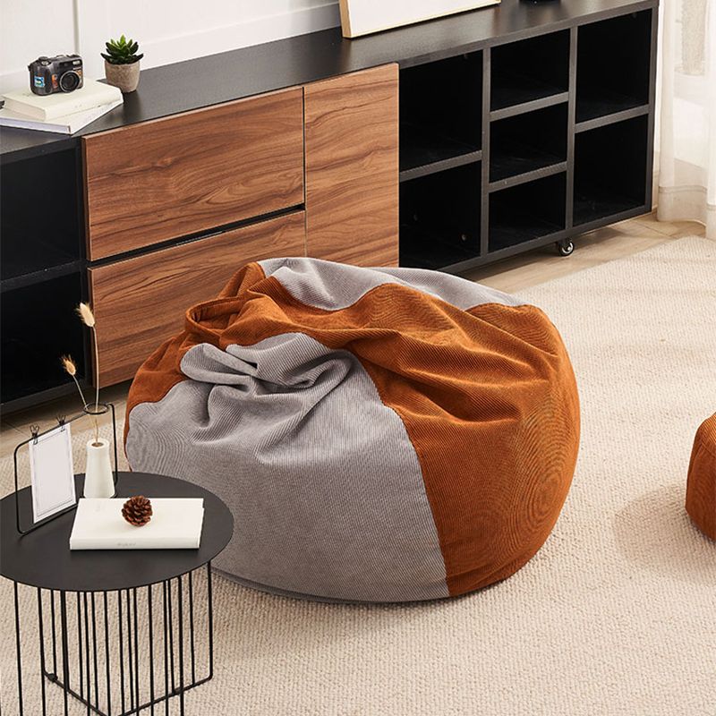 Corduroy Parsons Chair Convertible Stacking Chair for Living Room