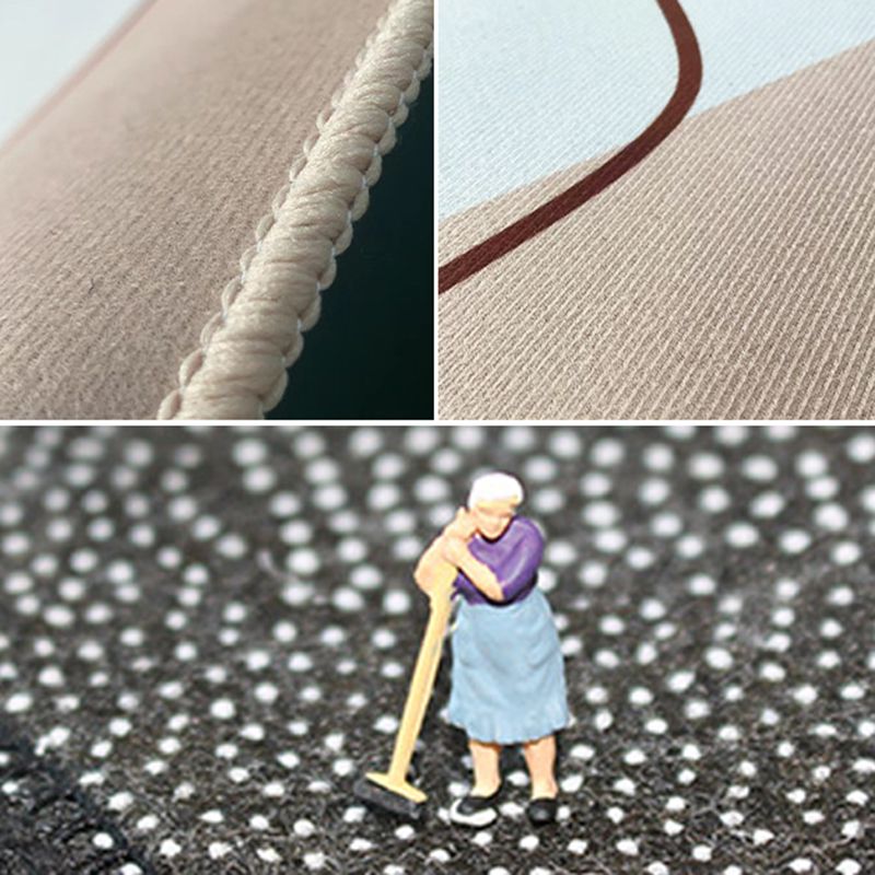 Modern Minimalist Plain Carpet Line Indoor Rug Non-slip Area Carpet for Living Room