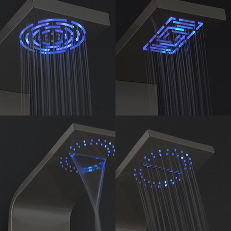 Shower Shower Set Digital Display Temperature Control Shower Wall Mounted