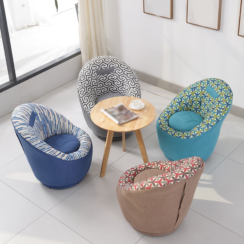 Swivel Chair 25.5"L x 25.1"W x 27.5"H Arms Included Chair for Living Room