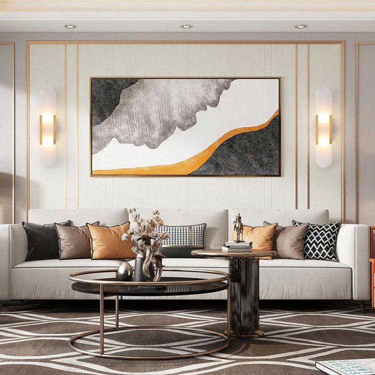 Elongated Shape Sconce Wall Light Modern Bordic Style Glass Sconces