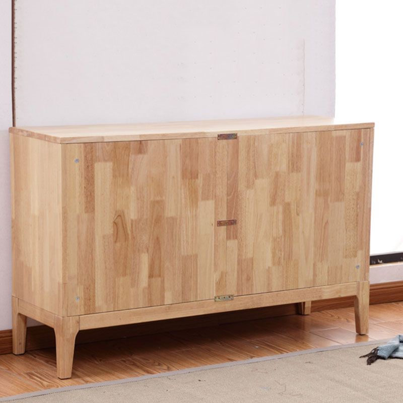 Home Rubber Wood Storage Chest Contemporary Chest with Drawers