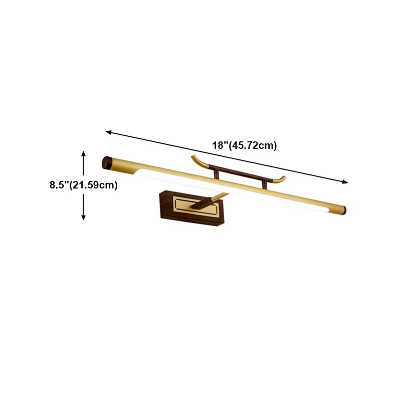 American Style Metal Vanity Light Straight LED Mirror Light for Bathroom