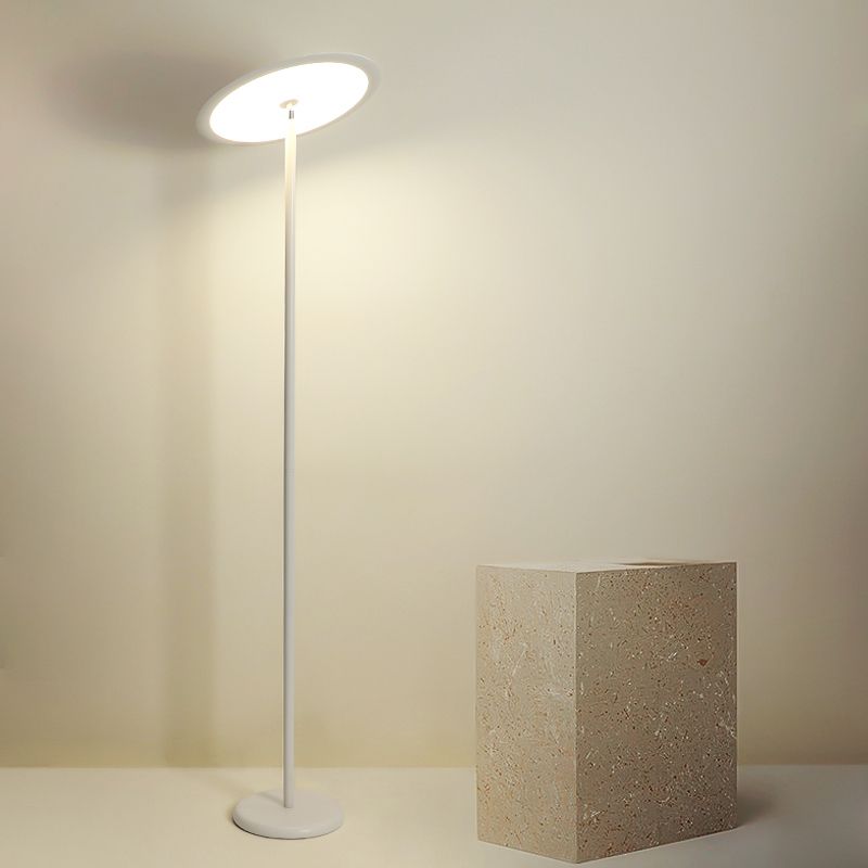 Nordic Linear Floor Lamp Metal 63" High LED Floor Light for Living Room