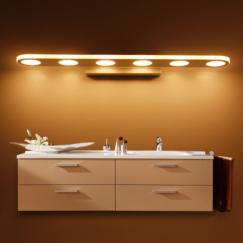 Acrylic Geometric Wall Lighting Fixture Minimalism LED Wall Mount Light Fixture in White