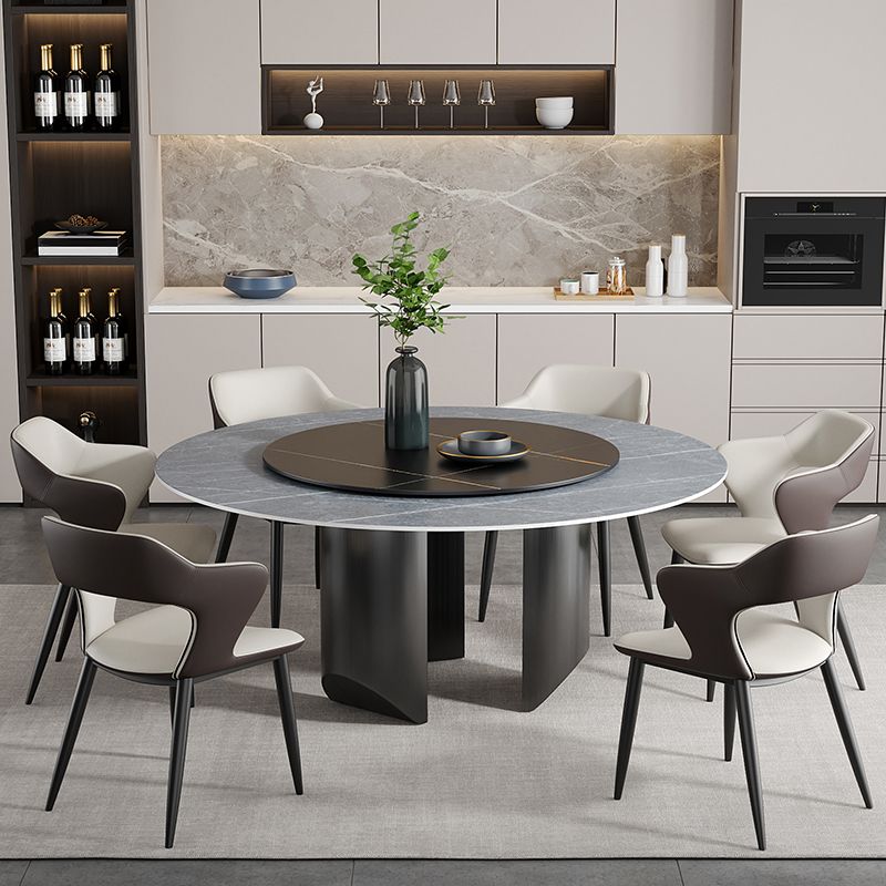 Modern 1/4/7/9 Pieces Furniture Round Stone Dining Set for Kitchen