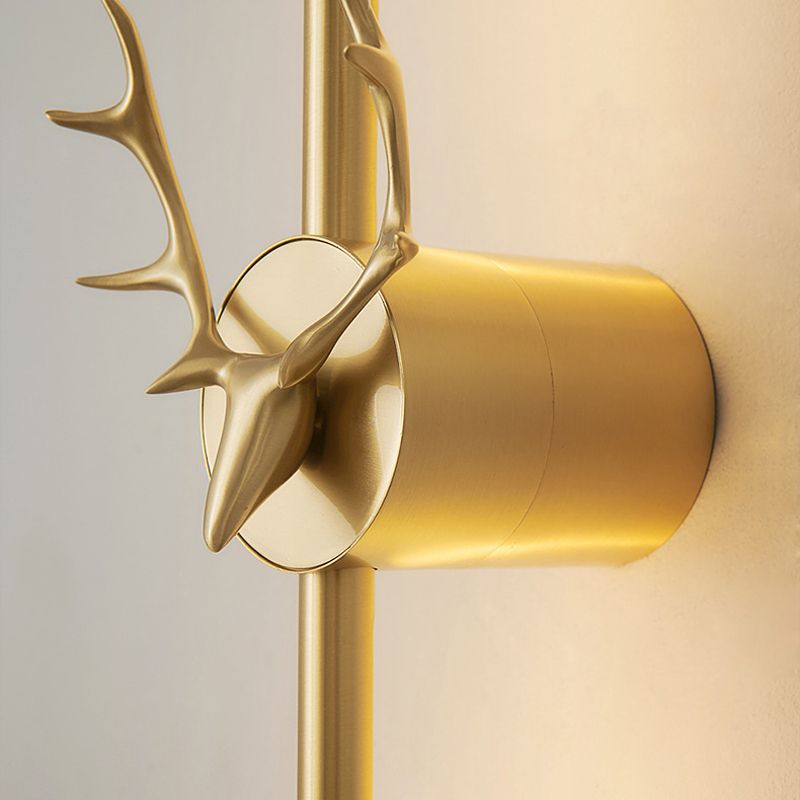 Minimalism Brass Wall Sconce Thin-Line Sconce Lighting for Living Room