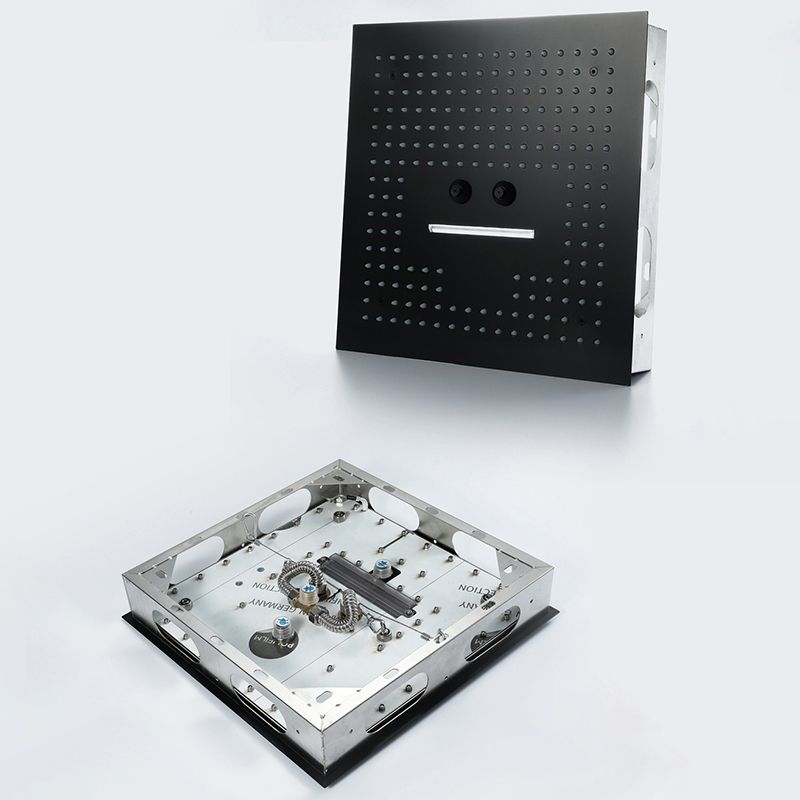 Modern Shower System Brass Temperature Control Ceiling Mounted Shower Trim