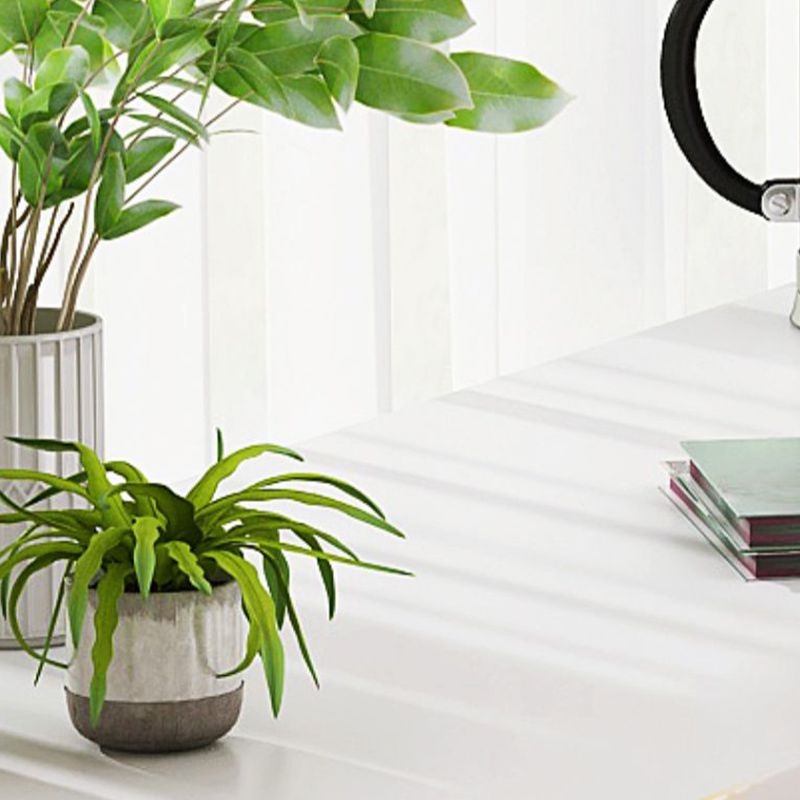 Contemporary Pub Table with Metal Frame Matte Finish Faux Wood Top Bar Table