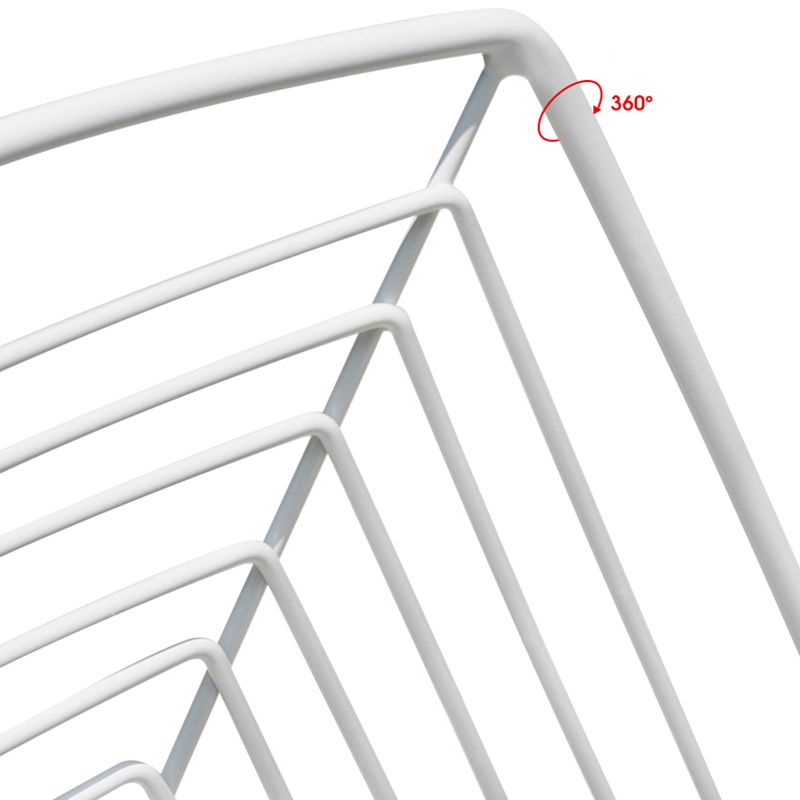 Contemporary Metal Dining Side Chair Open Back Stacking Outdoor Chair