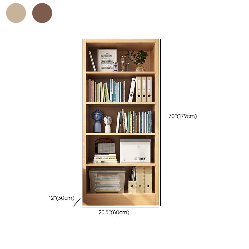 Urban Closed Back Shelf Bookcase Engineered Wood Book Shelf for Study Room