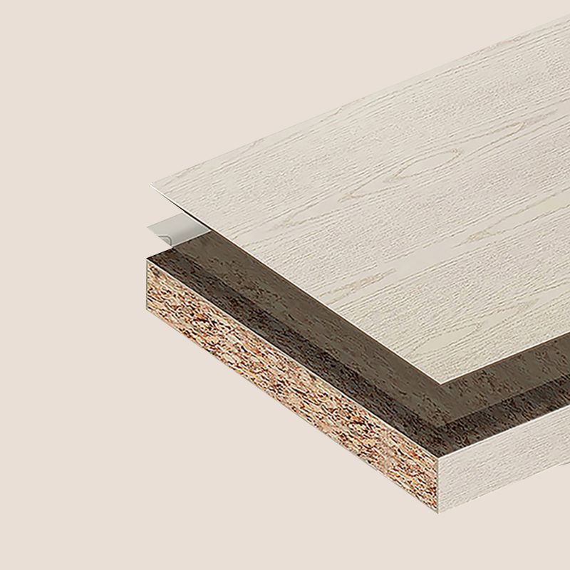 Contemporary Wood Bookshelf Closed Back Wall Mounted Bookcase for Office