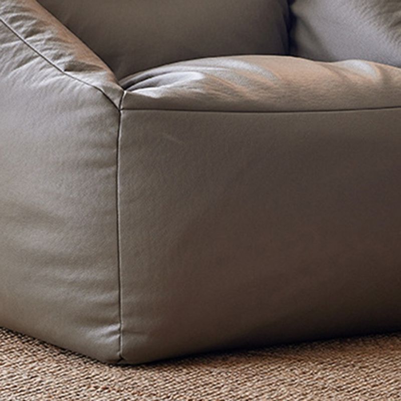 31.49" W x 27.55" D x 27.55" H Bonded Leather Accent Room Chair with Tight Back