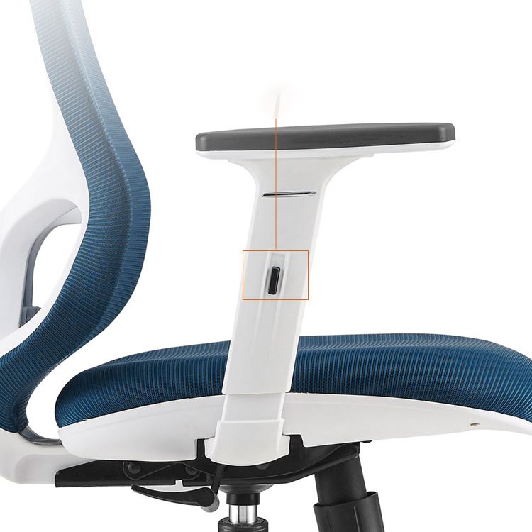 Height-adjustable Office Chair Modern Working Chair with Wheels