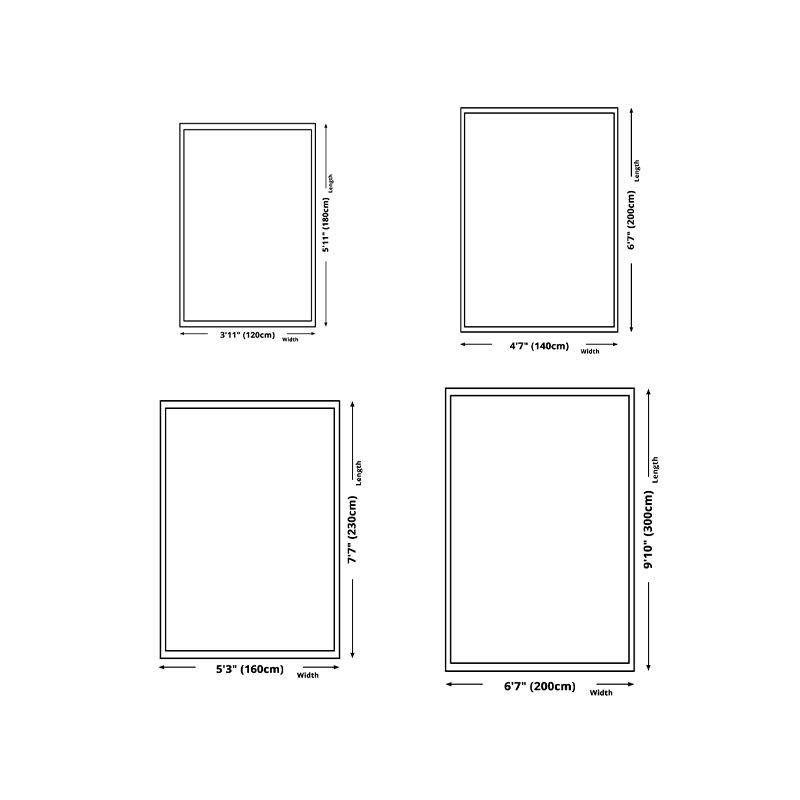 Brown Graphic Rug Polyester Simple Rug Non-Slip Backing Rug for Home Decor