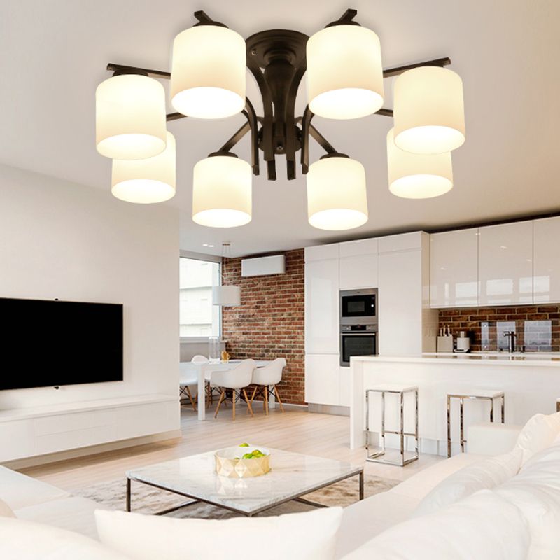 Sputnik Diseño de lámpara de techo de vidrio de vidrio Luz de techo