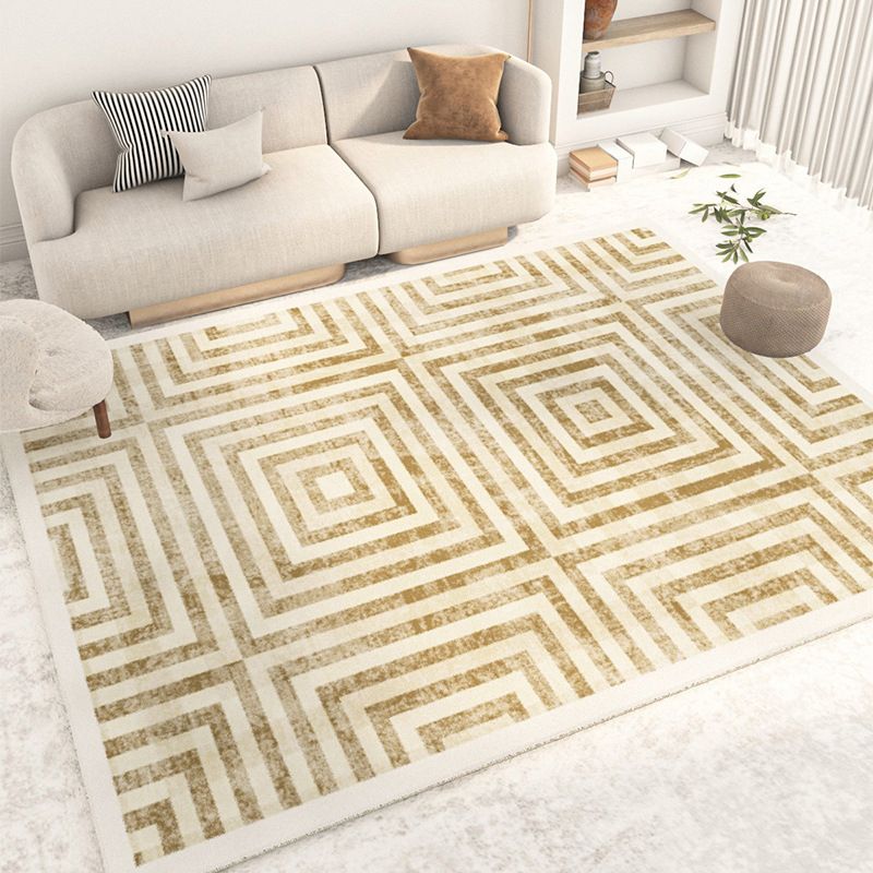 Geometrische Muster Teppich Innen Teppich -Teppichfleck -Resistent Innenteppich für die Heimdekoration