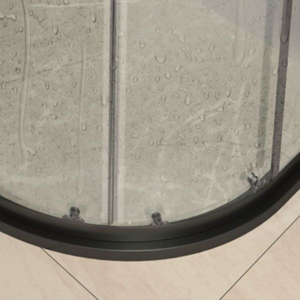 Framed Double Sliding Shower Enclosure Round Shower Enclosure