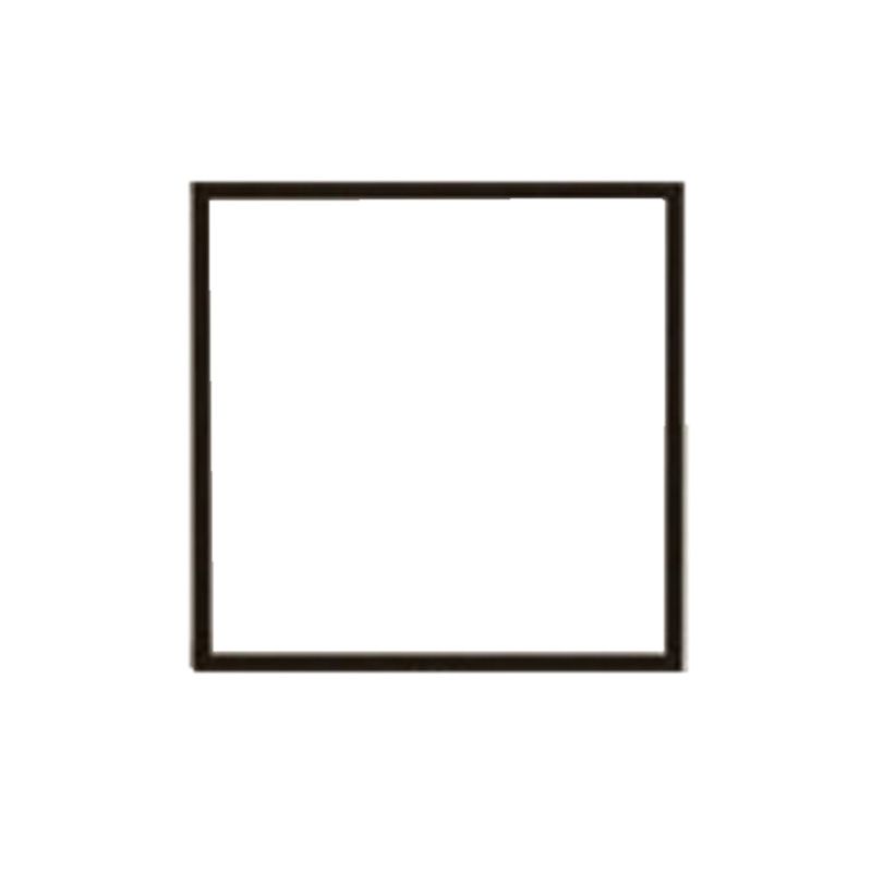 Zwart vierkante sconce verlichtingsarmatuur eigentijdse RGB metalen wandbevestiging verlichtingsarmatuur