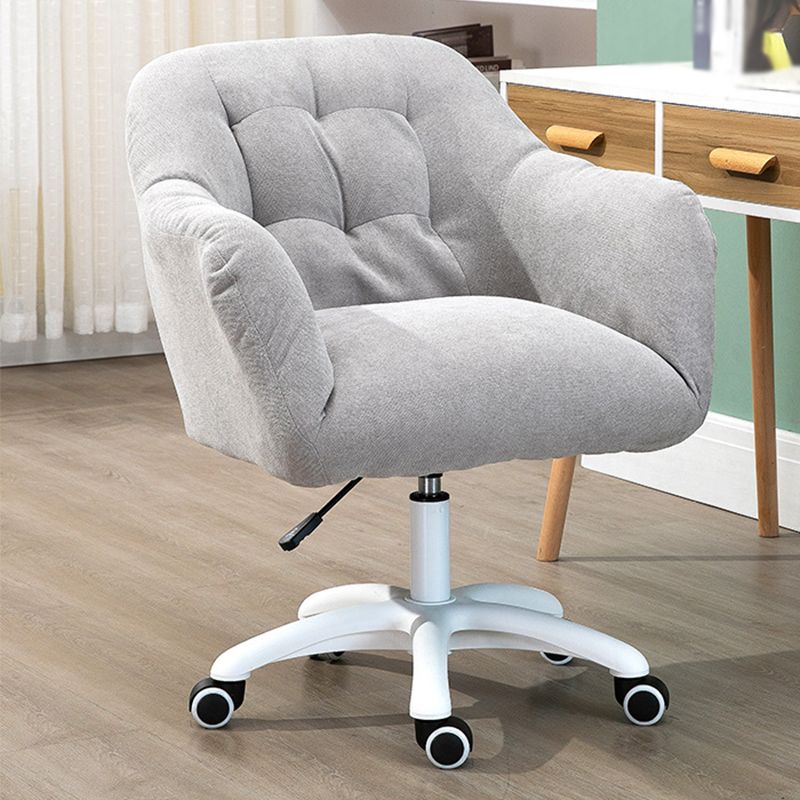 PU Leather Accent Armchair Wheels Arms Included Chair for Living Room