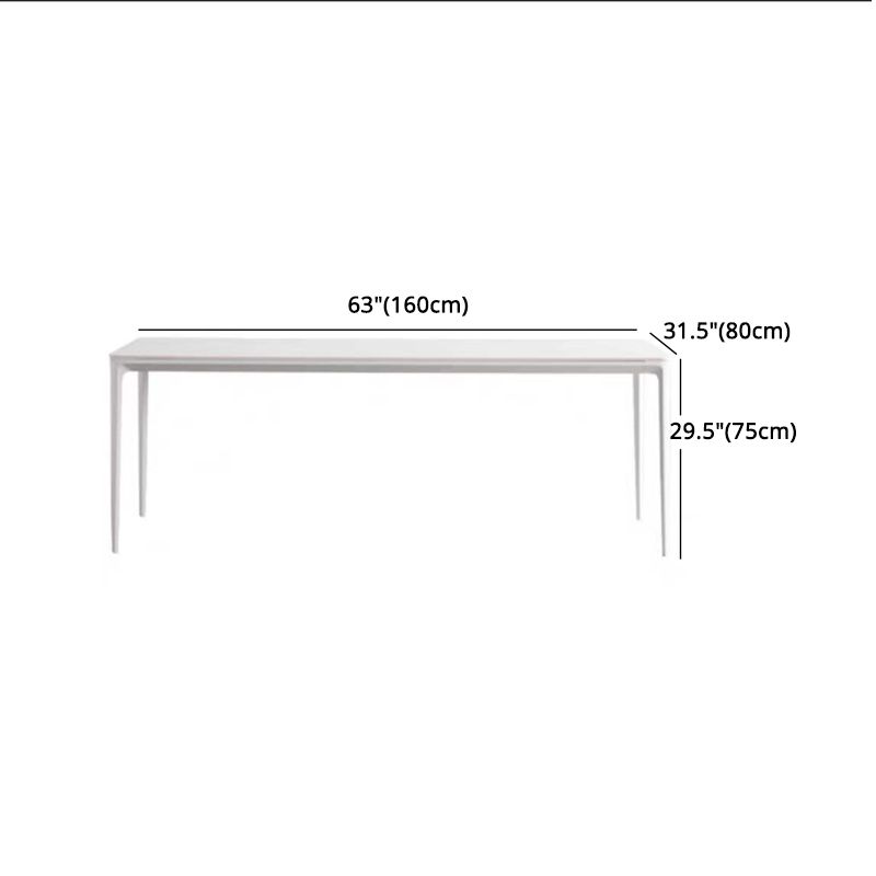 Modern Sintered Stone Dining Table Set 1/4/5/7 Pieces Dining Set for Kitchen