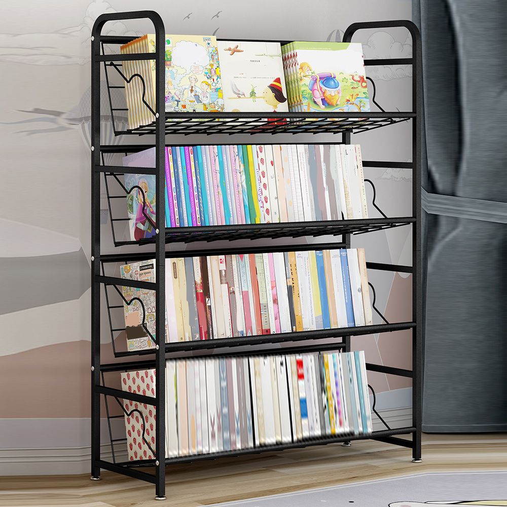Urban Style Bookshelf Open Back Bookcase for Office and Study Room