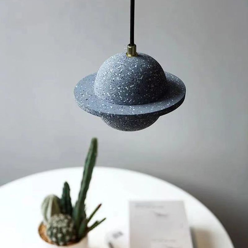 Spherical Down Lighting Pendant Modern Style Cement 1 Light Drop Pendant
