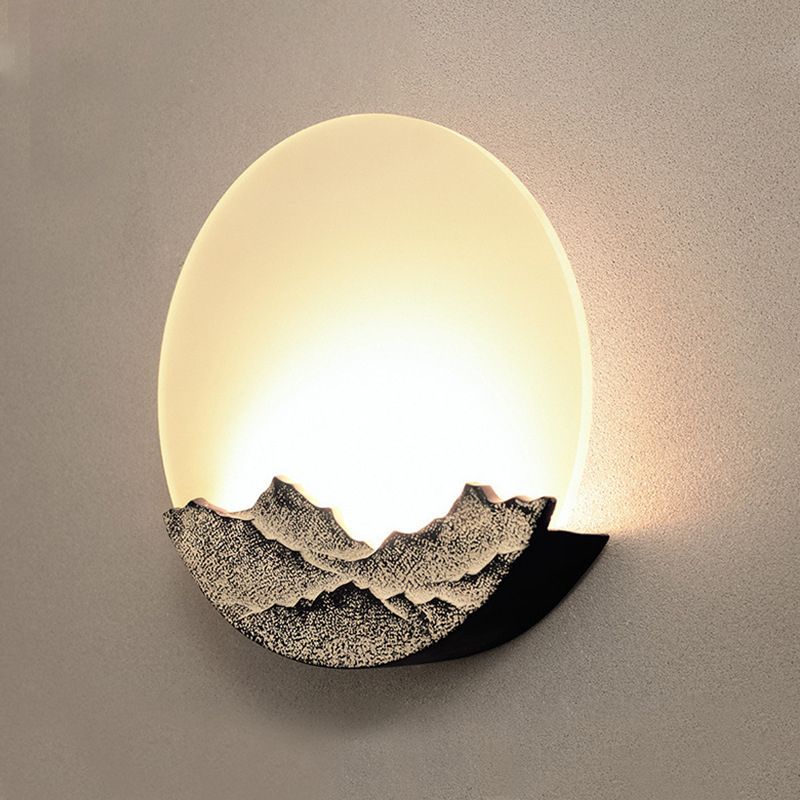 Unique Shape Wall Sconce Lighting Modern Style 1 Light Wall Sconce