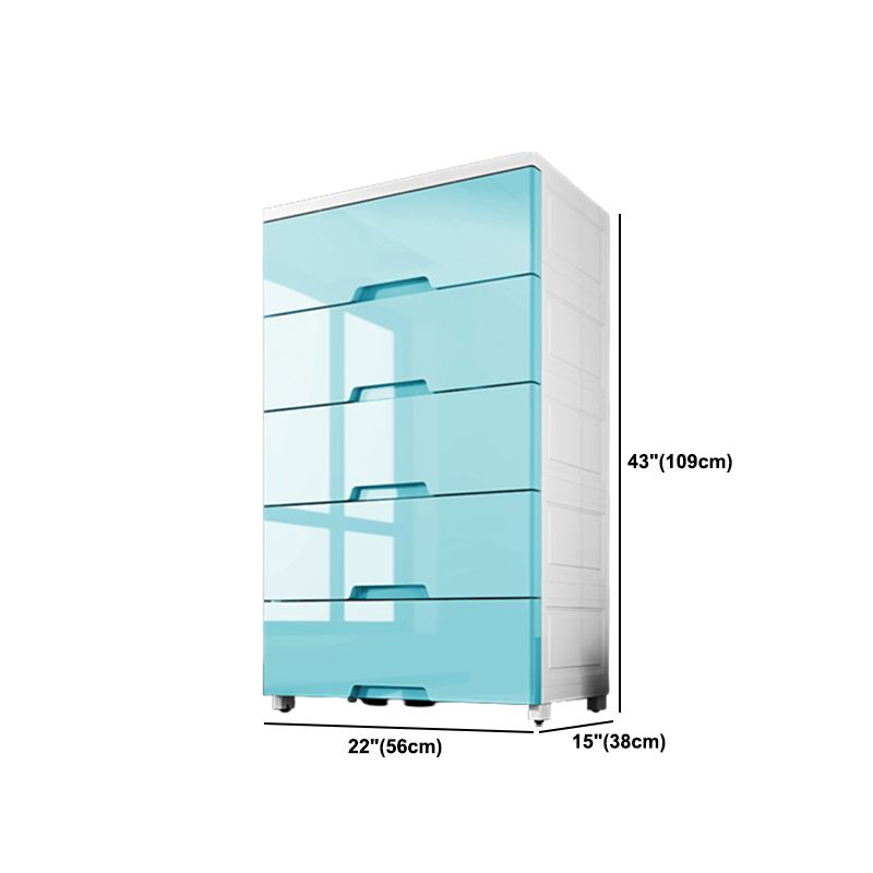 Modern Style Wardrobe Plastic Bedroom Wardrobe Closet with Legs