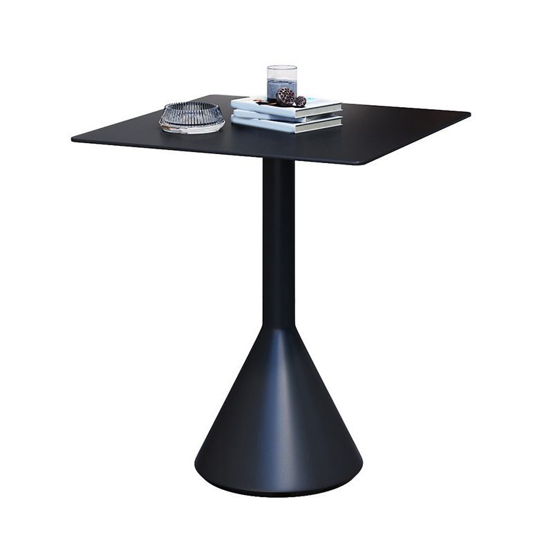 Black Modern Bar Table Set 1/2/3/4 Pcs Metal Bar Set for Small Places