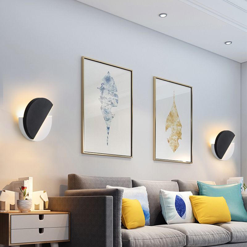 Modern Rotatable Wall Lamp 1-Light LED Wall Mount Lamp for Living Room