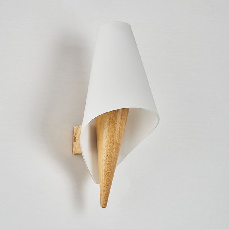 Minimalist Style Wall Mount Light Glass Bedside Wall Sconce Light