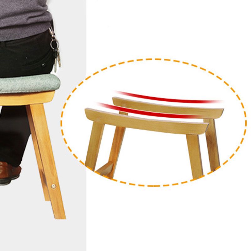 Cotton Standard Stool Modern Style Simple Household Rectangular Stool