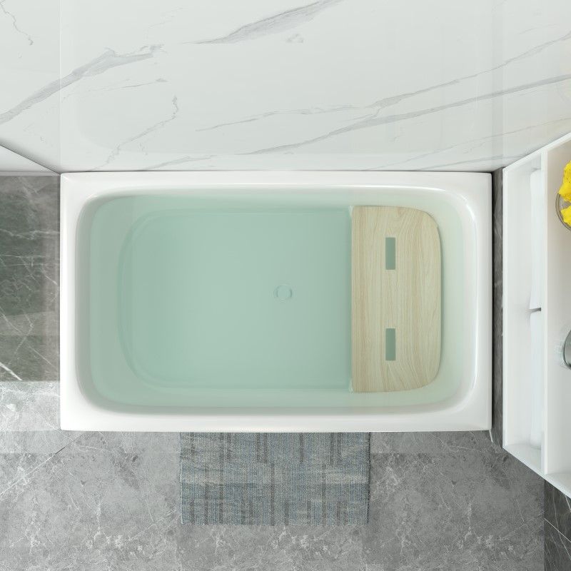 Modern Style Apron Front Bathtub Rectangular Acrylic Bathroom Bathtub