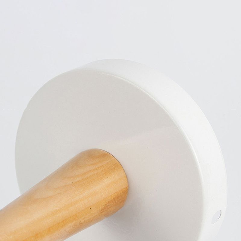 Modernism Macaron Metal Wall Light Wood Lighting for Foyer Home