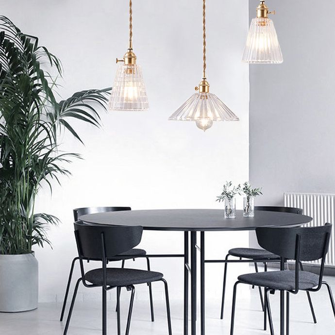 Lampada sospesa in ottone Implementazione industriale a 1 luccio di ciondoli per il ristorante