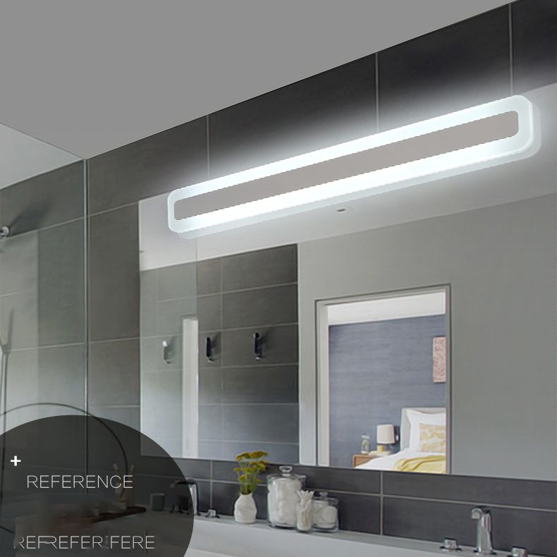 Metal linear Shade Wall Lights Modern 1 Head Wall Mount Fixture in White