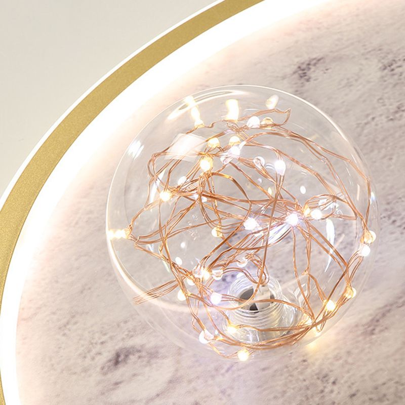 LED Acrylic Shaded Ceiling Light Children Flush Mount Lighting for Foyer