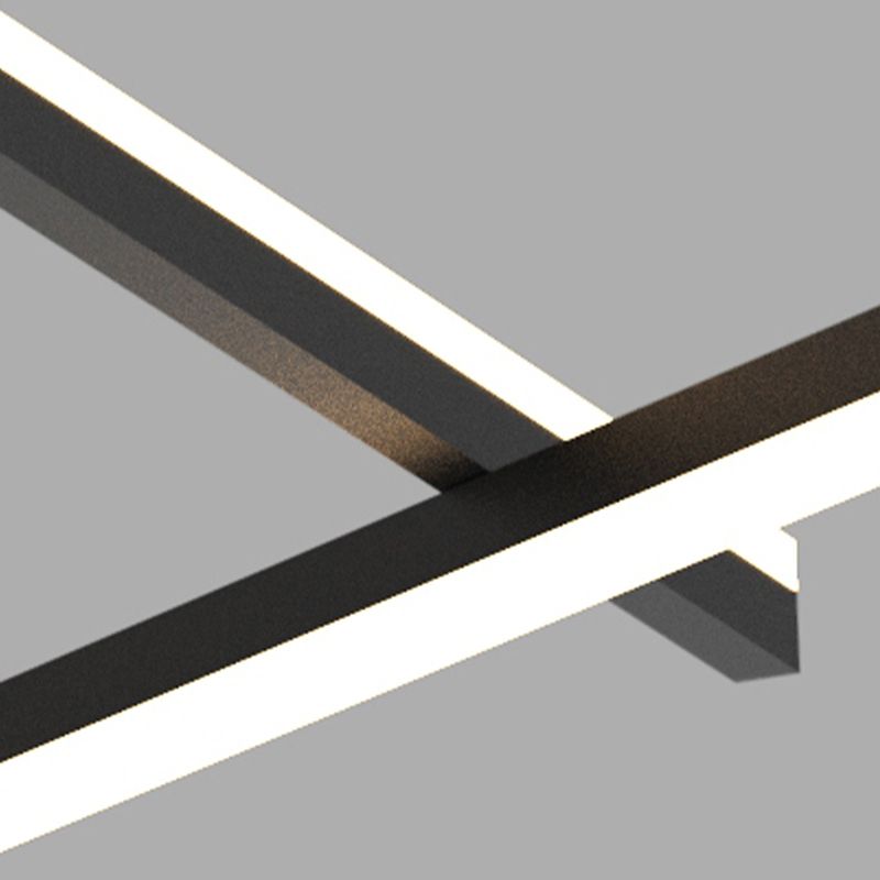 Simple Metal Suspension Light Modern-Style LED Pendant Lighting Fixture